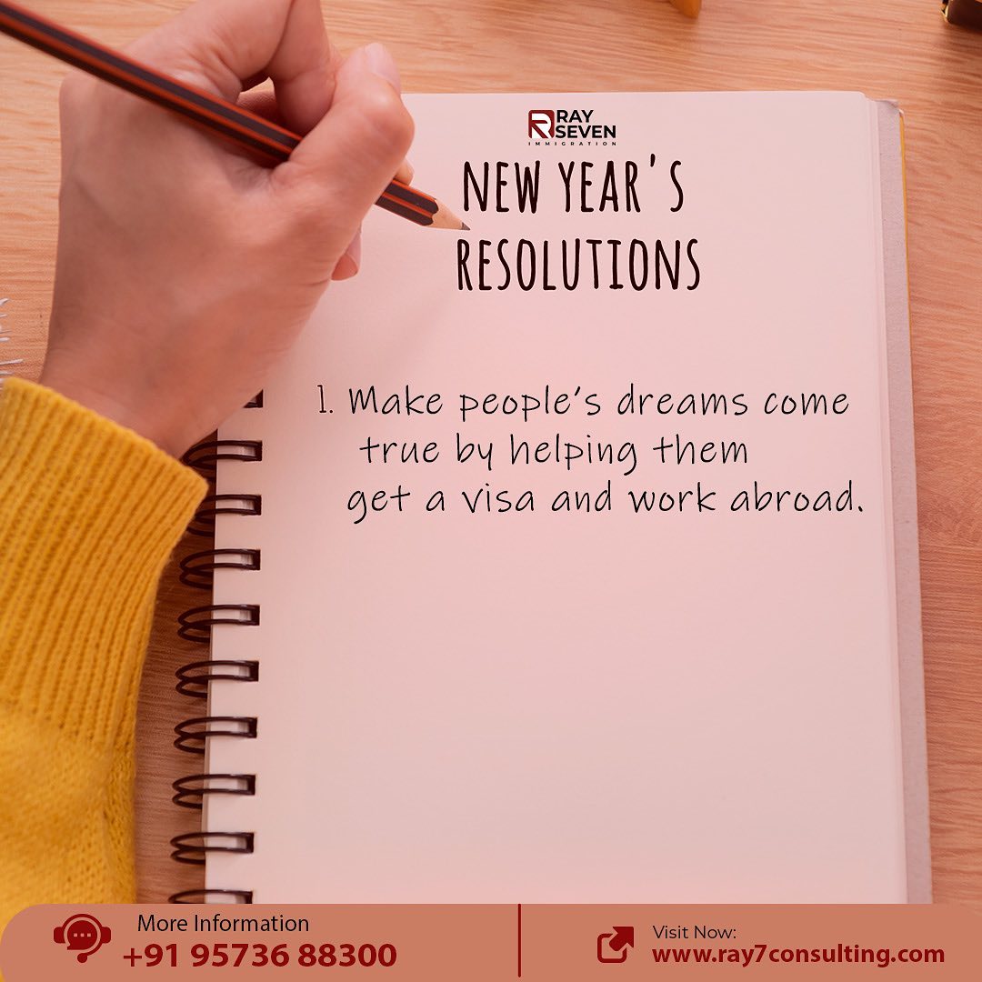 We have our resolutions and priorities set. All we’re waiting for, is YOU! ♥️ 

Contact us for making your dreams of working and settling abroad come true! Happy New year, everyone! ♥️ 

#HappyNewYear #2023 #newyear2023 #newyearresolution #love #immigration